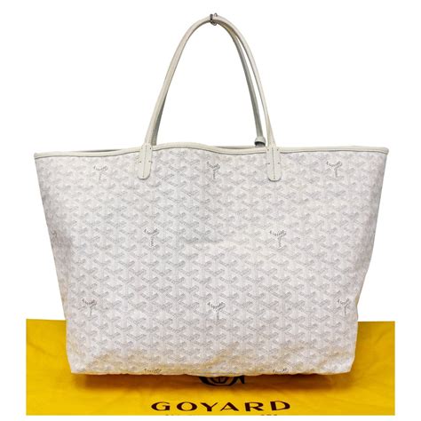 white goyard handbag|Goyard tote bag price.